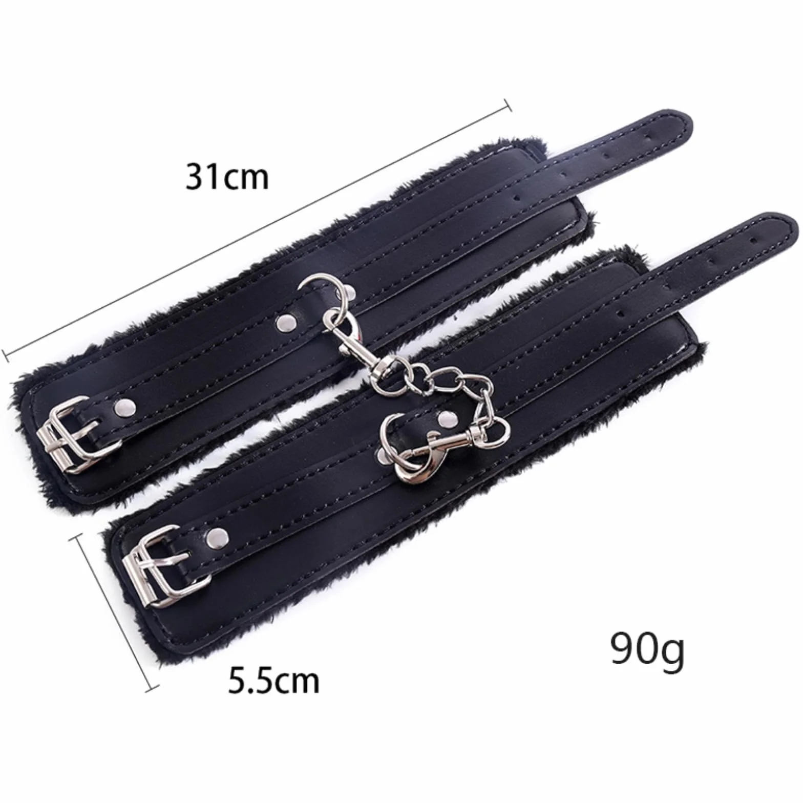 Hdynasty Manette di Peluche in Pelle Accessori per Il contenimento di Mani e Piedi da Donna, Attrezzatura Alternativa per Lo Yoga