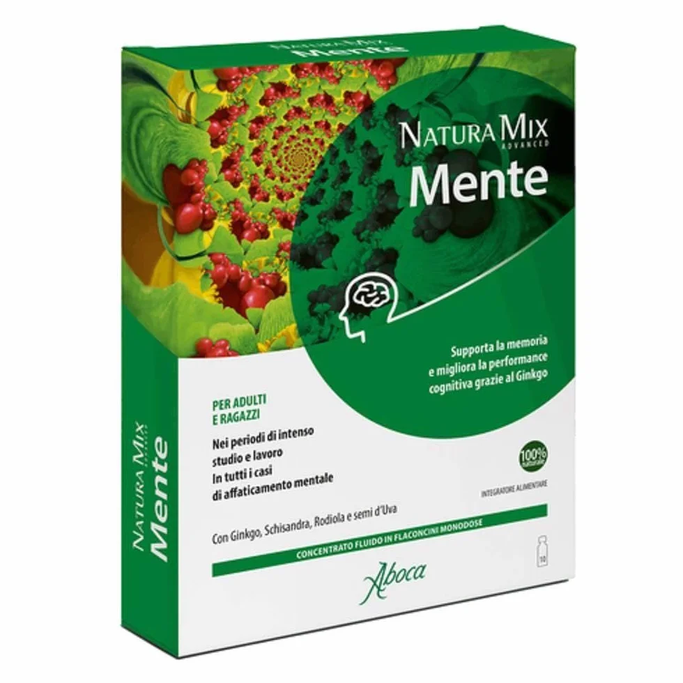 Aboca Natura Mix Advanced Mente 10 Flaconcini 15g