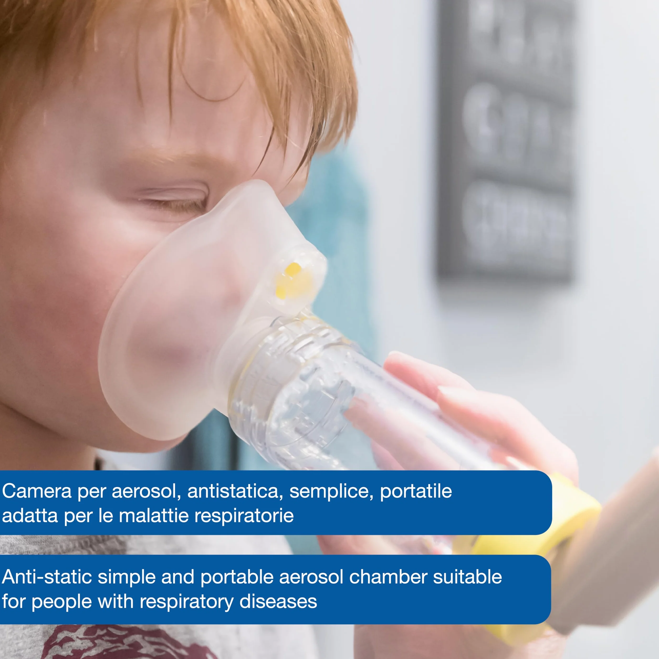 SPACER PER AEROSOL 175 ml mascherina neonati 0-18 mesi