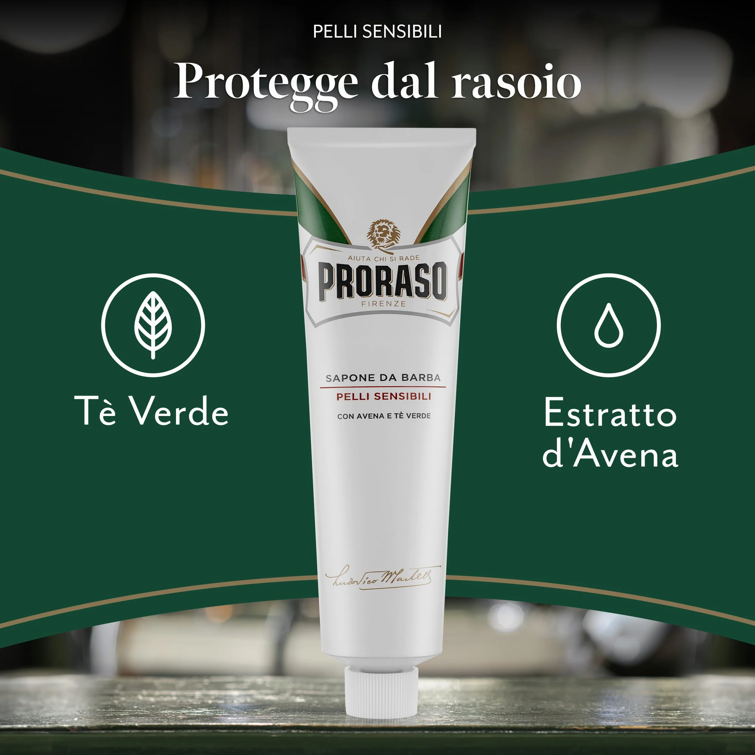 Proraso Sapone da Barba Pelli Sensibili Anti-Irritaizone 150 ml