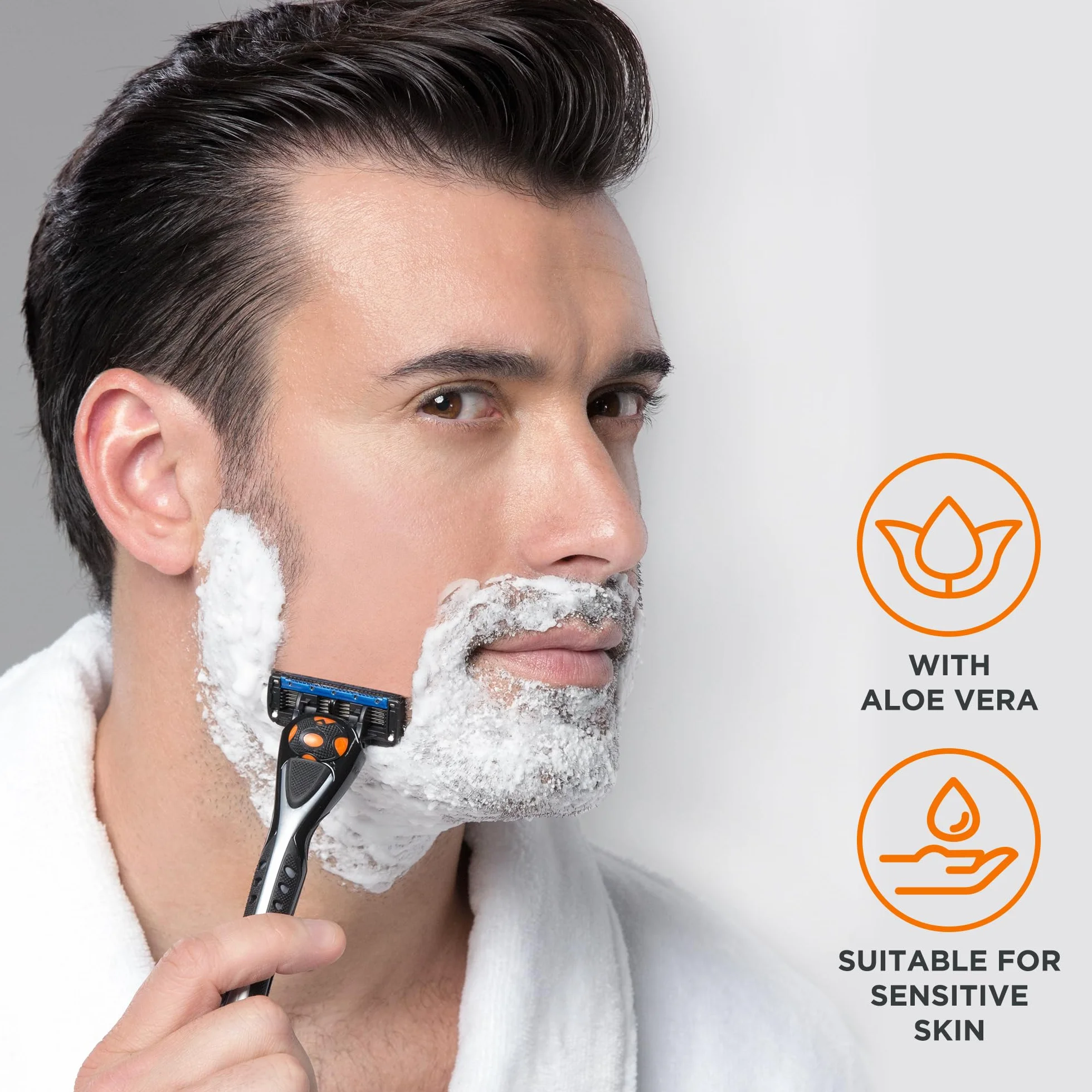 by Amazon Ricariche per rasoio da uomo a 5 lame (12 pezzi)