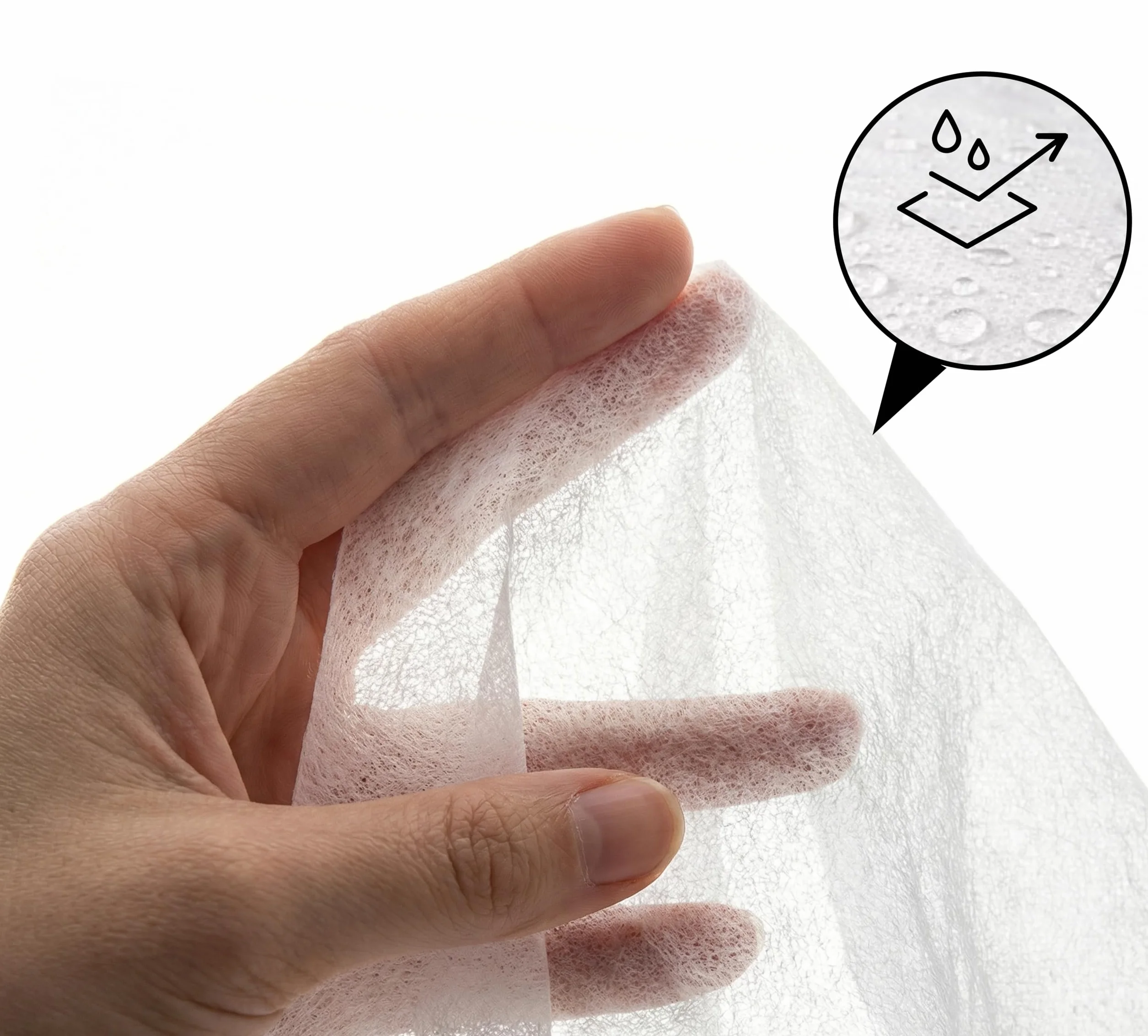 KMINA Copri Lettino Regolabile 85x210 cm Bianco Tessuto Non Tessuto Idrofobo per Lettino da Massaggio