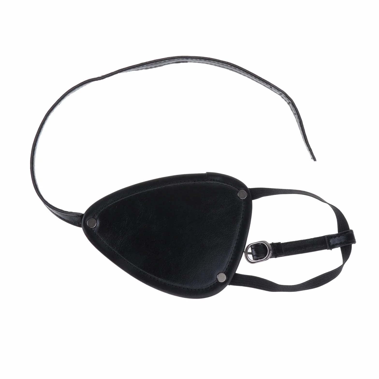 Benda per occhi da pirata regolabile 13x10 cm per cosplay adulti