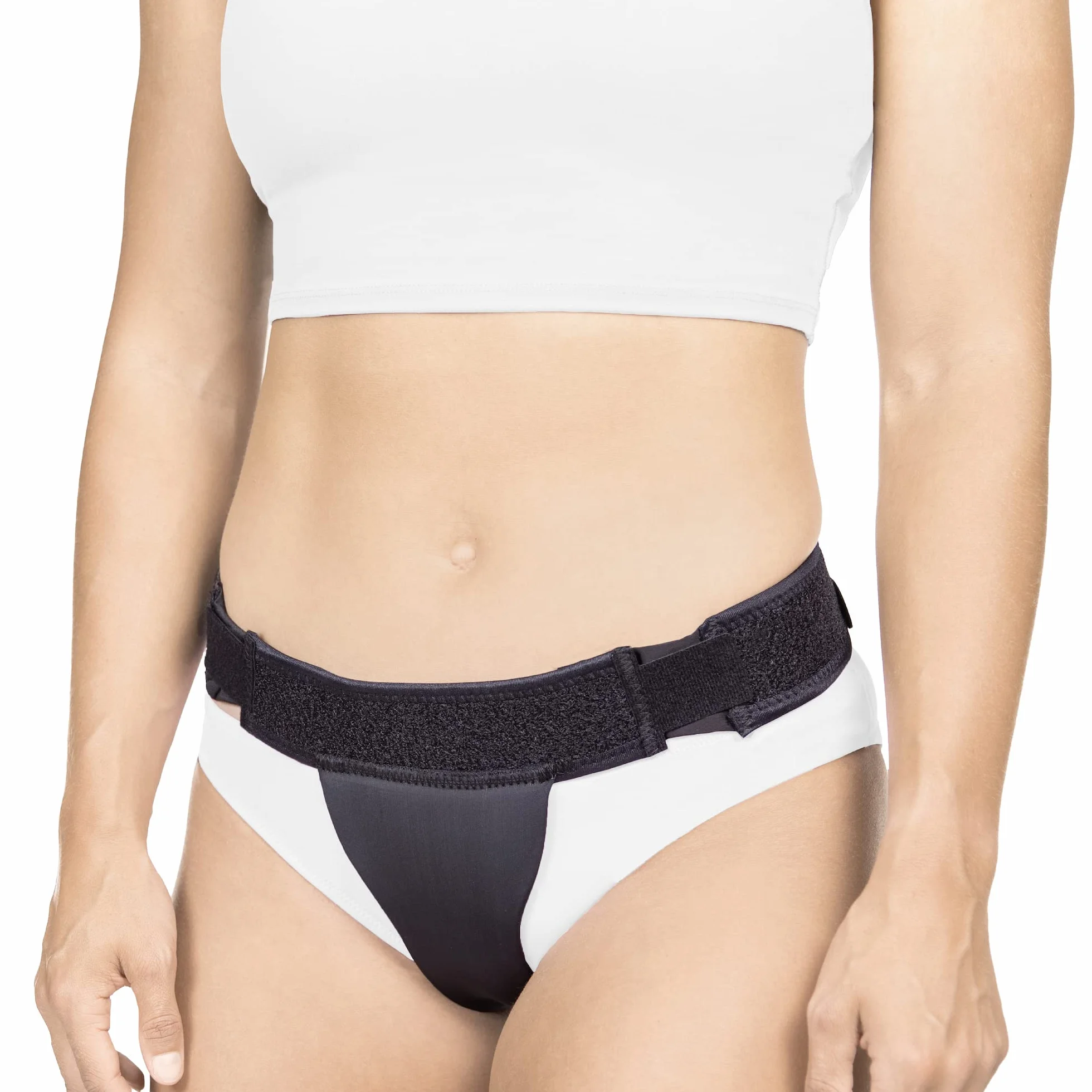 BraceAbility Pelvic Pro - Cintura di supporto per prolasso da donna, in attesa di brevetto, per vescica caduta, varicosità vulvari, recupero post-parto e sinfisi Pubis disfunzione dolore (M)