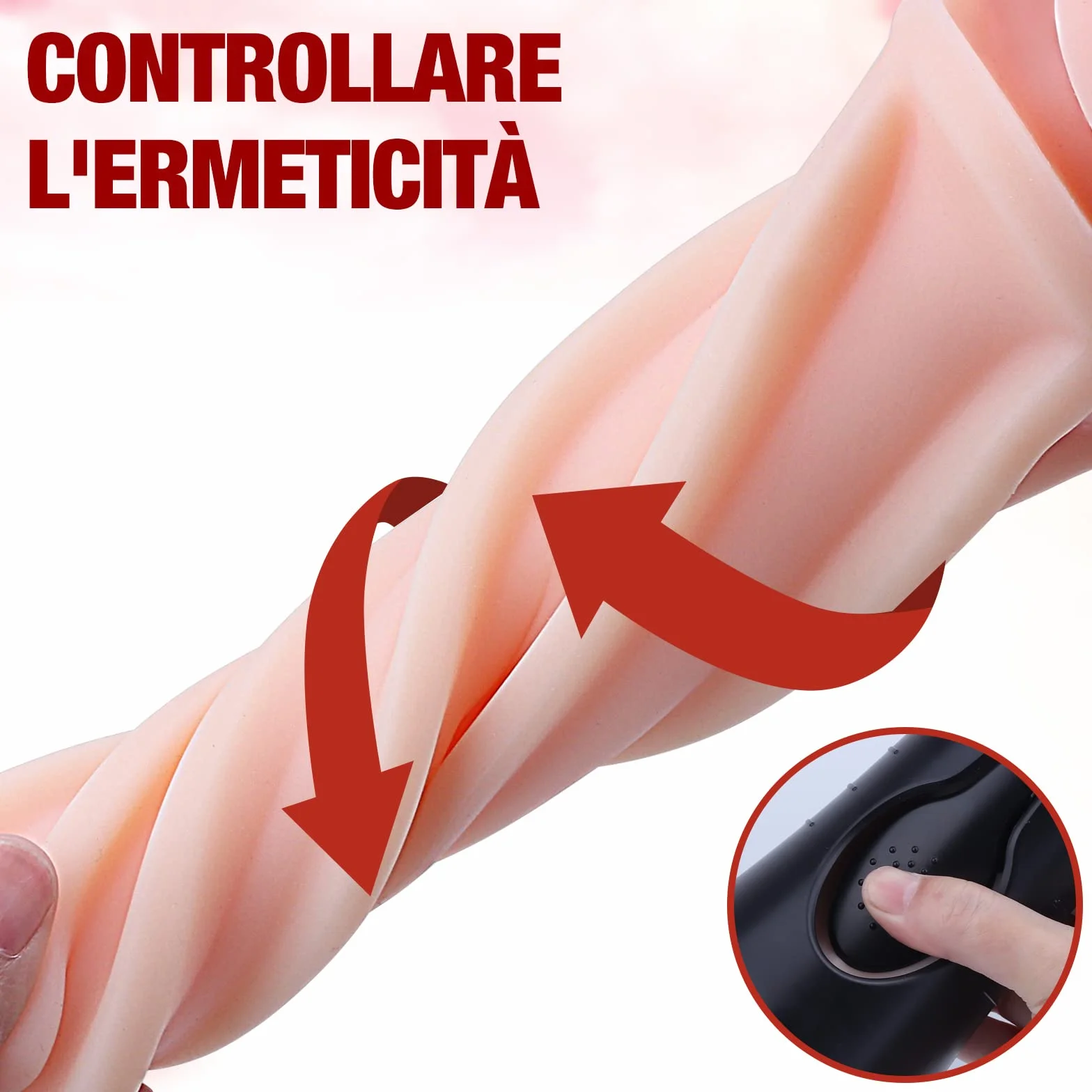 Banysin Masturbatore maschile con 10 Vibrazione Sex Toys per per Uomini, Automatico Realistico con Aspirazione, Uomo, Masturazione Black
