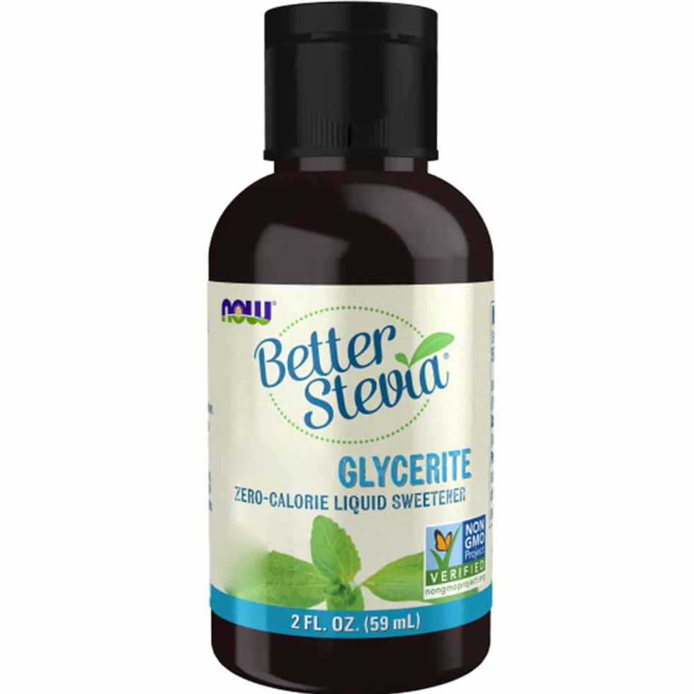 Now Foods BetterStevia Glycerite Estratto Liquido di Foglie di Stevia 60 ml