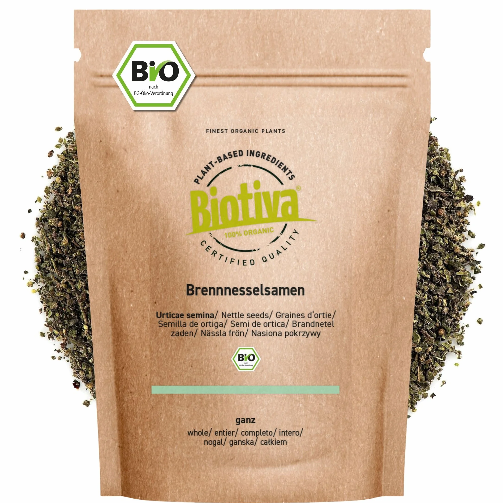 Semi di ortica bio 250g Biotiva