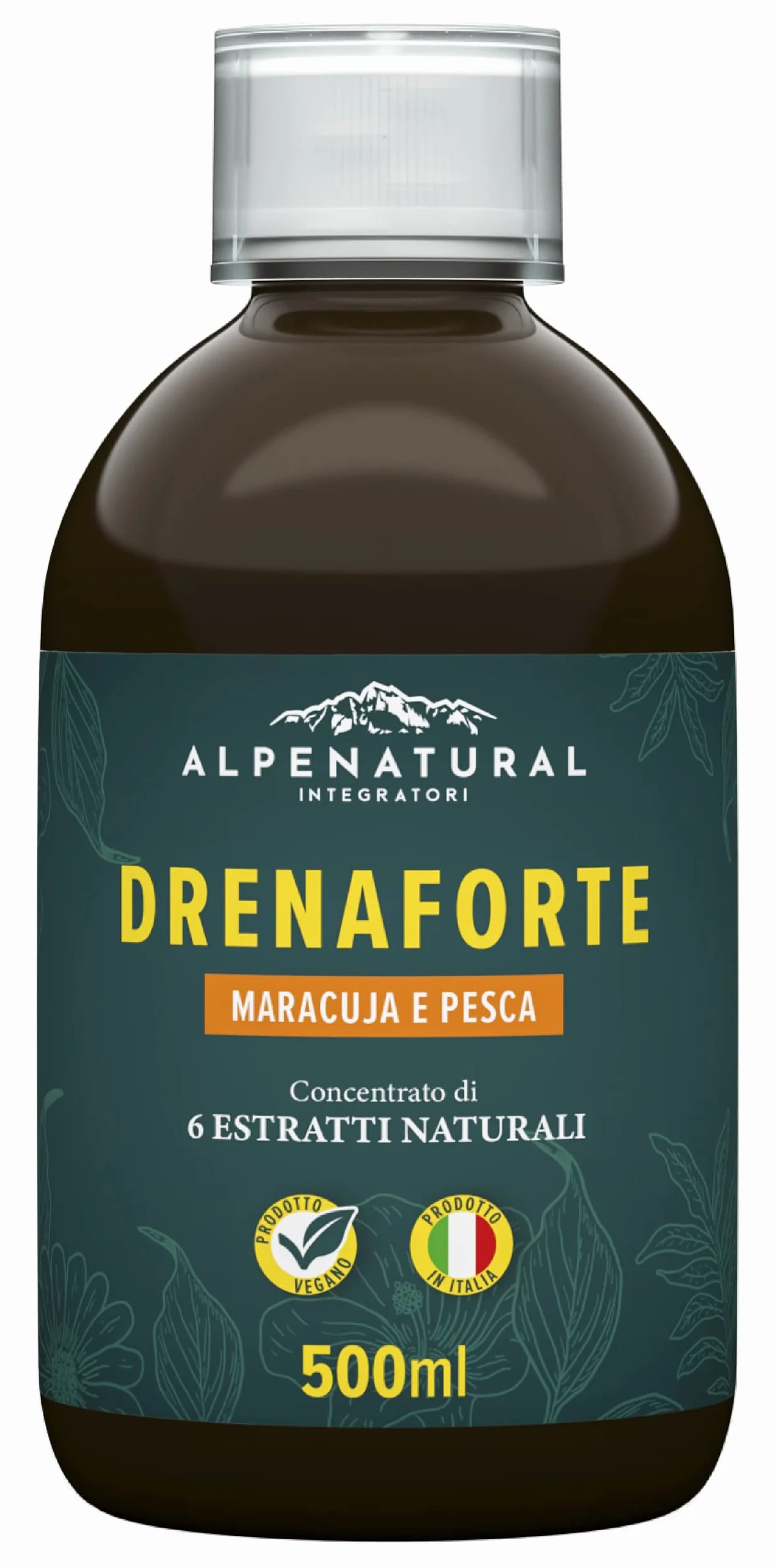 Drenaforte Drenante Forte Concentrato di 6 Estratti Naturali Detox Depurativo Naturale 500 ml