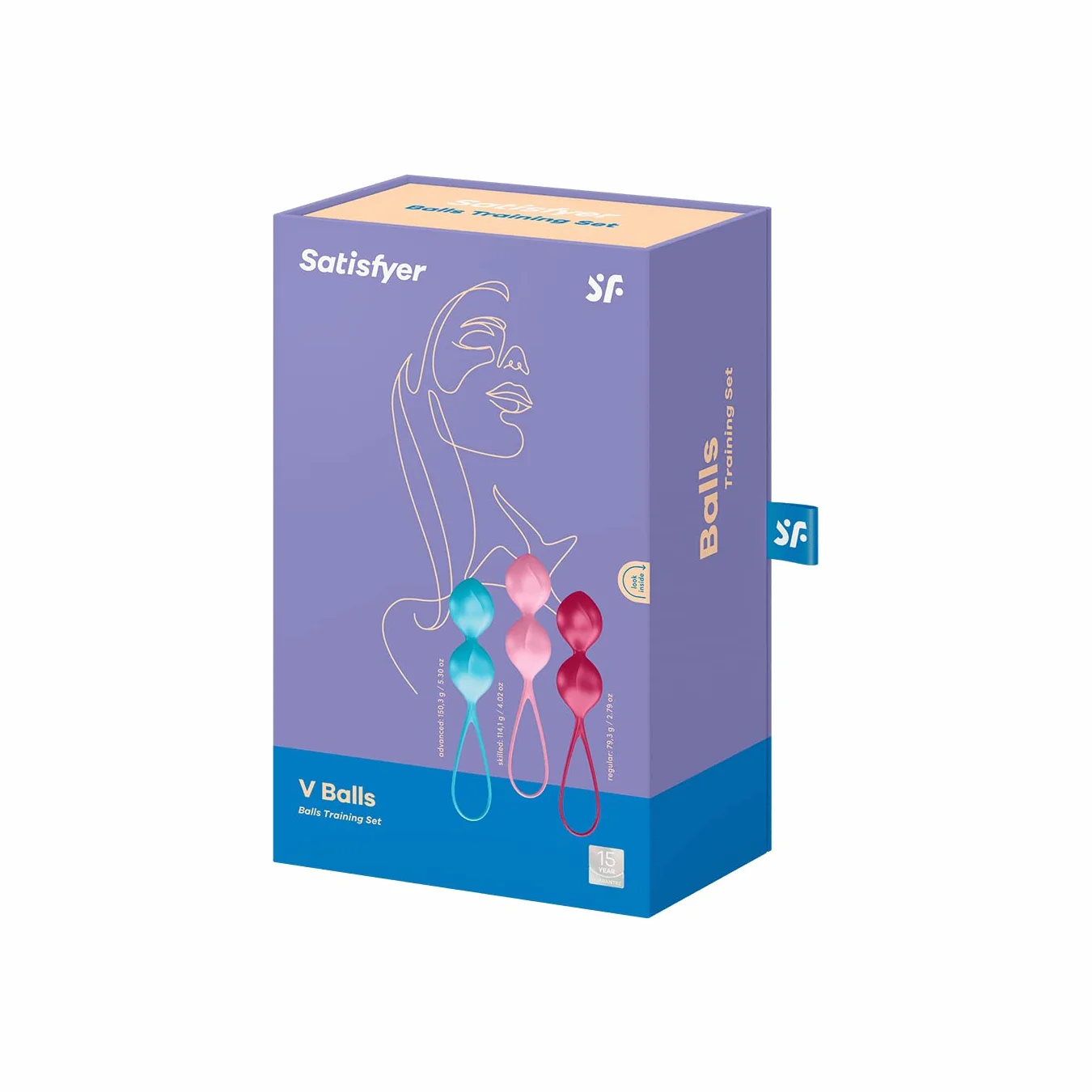 Satisfyer Love Balls Palline di Kegel Allenatore Pavimento Pelvico Set 3 Pezzi
