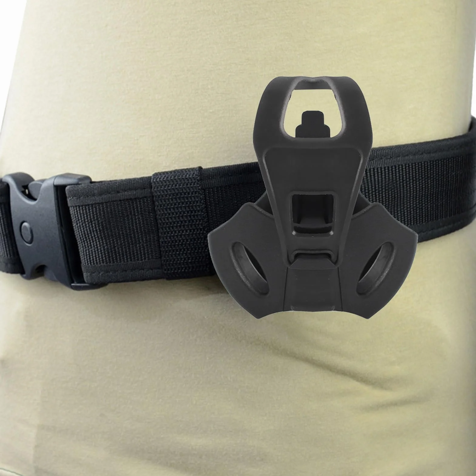 Generisch Custodia manette per cintura - Borsa fondina con clip posteriore a rilascio rapido