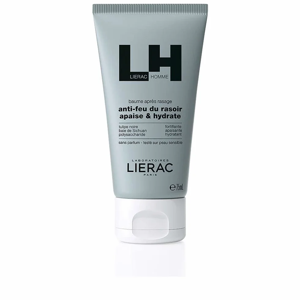 Lierac Homme Balsamo Dopobarba Anti-irritazioni, Idratante e Lenitivo, per Tutti i Tipi di Pelle, Formato da 75 ml