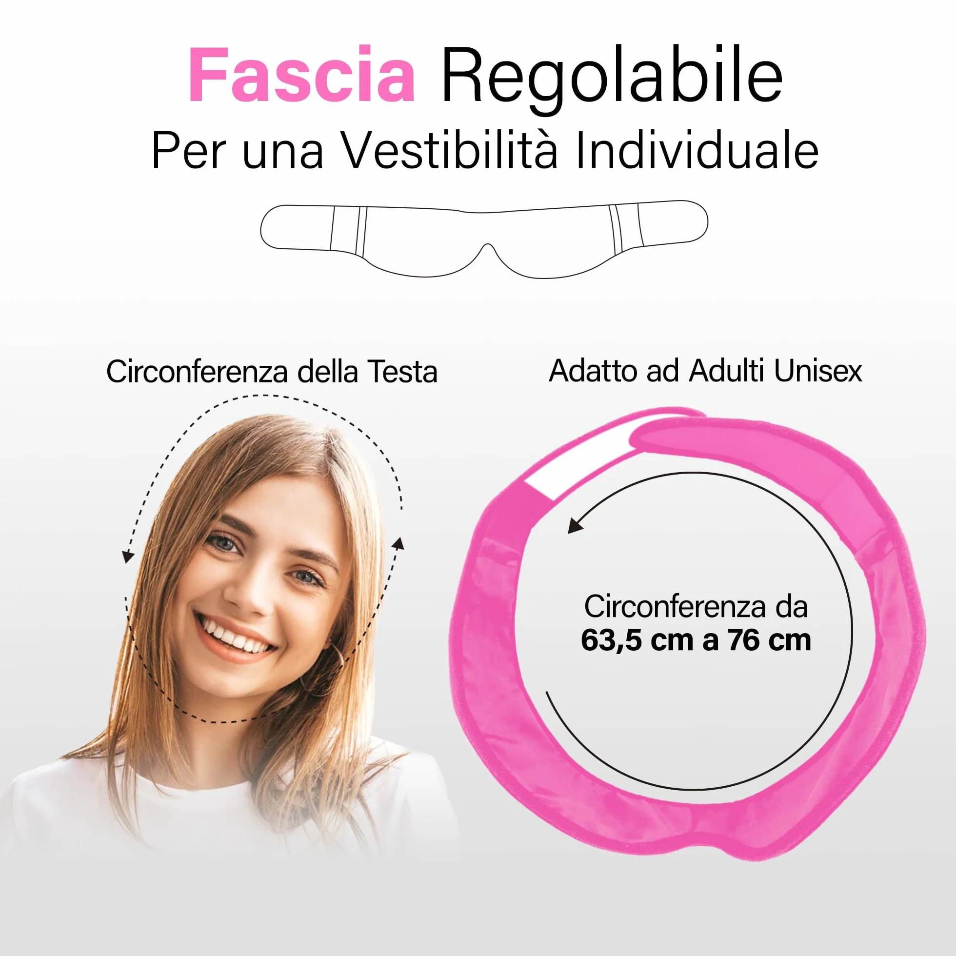LotFancy Compresse Rinfrescanti per Denti del Giudizio, 4 Compresse Rinfrescanti per Raffreddamento per Mal di Denti, Mascella e Testa, Impacco di Ghiaccio Caldo e Freddo per Dolore Mandibolare (Rosa)
