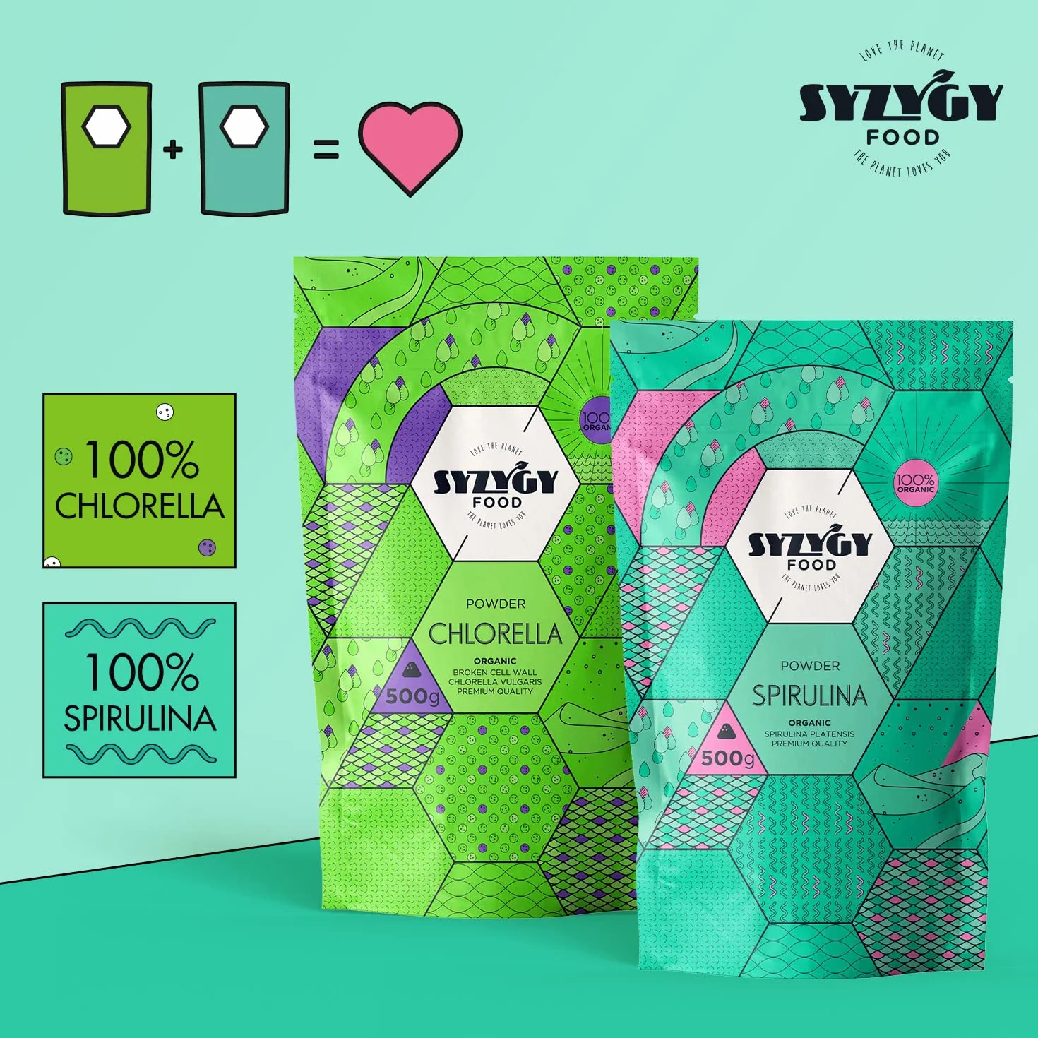 Spirulina Bio Certificata in Polvere 500g Massima Purezza 100% BIO Alga Spirulina Detox Proteine Vegane Ferro Minerali