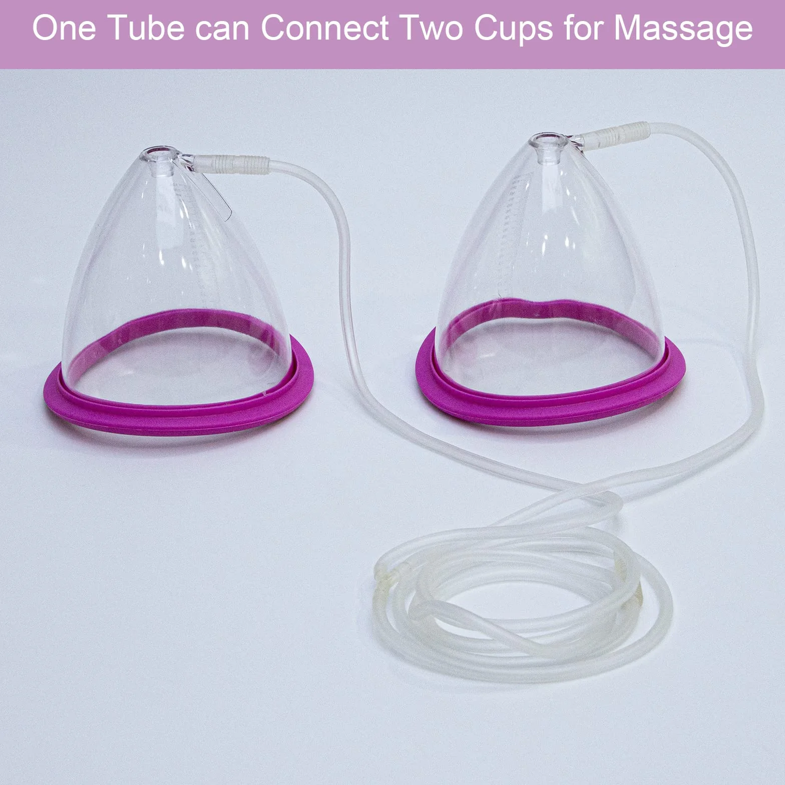 ELITZIA tubo silicone trasparente 6x3 pompa a vuoto seno allargamento macchina digitale bellezza