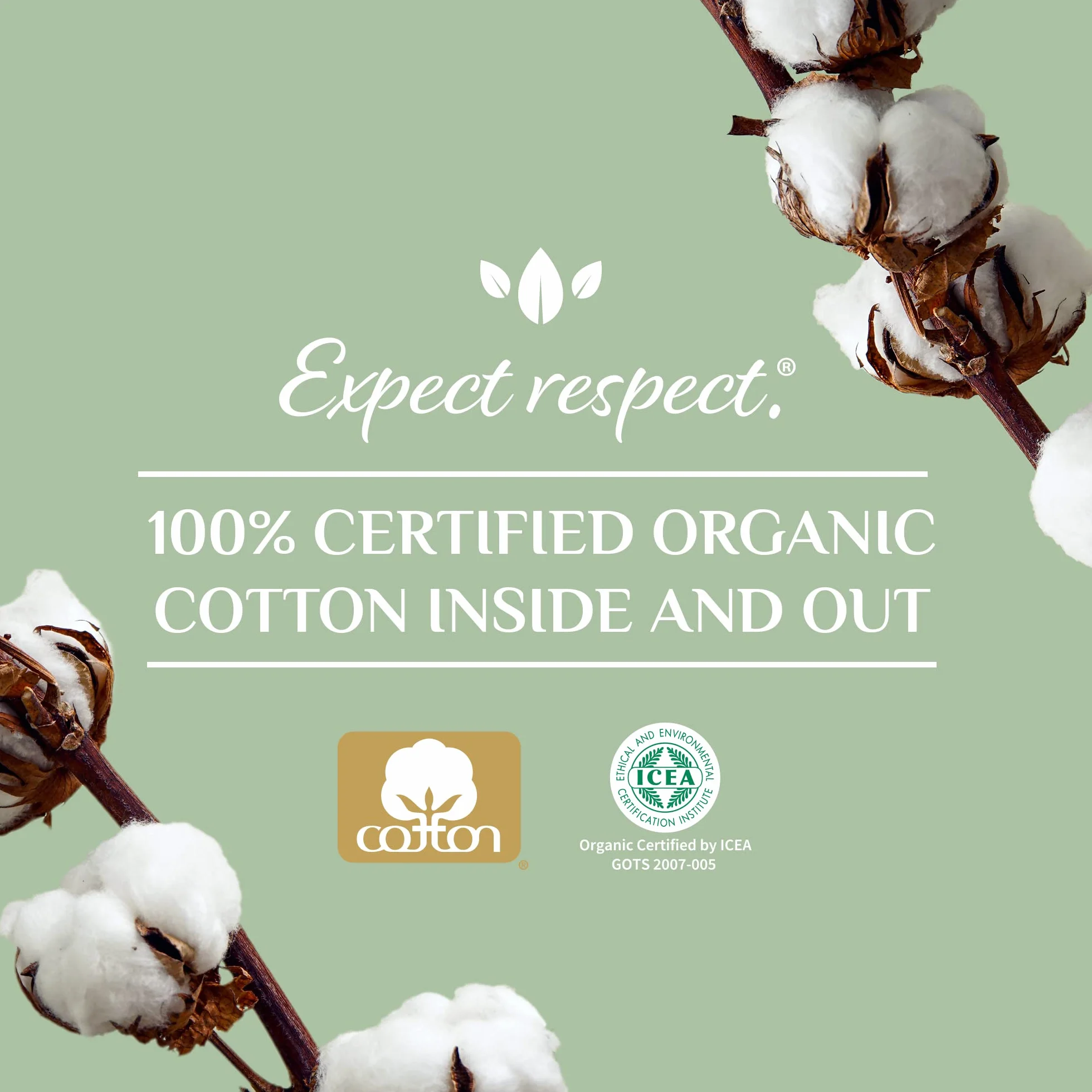 Organyc Tamponi Cotone Biologico Certificato Super Plus Flusso Molto Abbondante Ipoallergenici 16 Pezzi