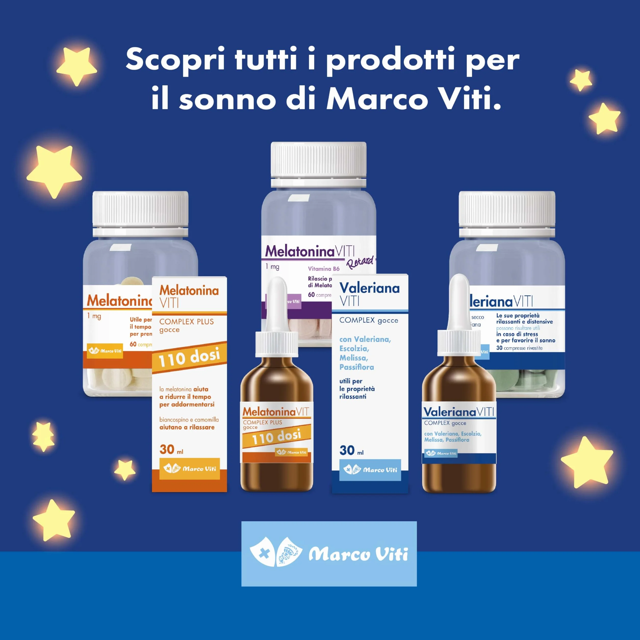 Valeriana Viti Integratore Rilassante 30 Compresse Senza Glutine e Lattosio