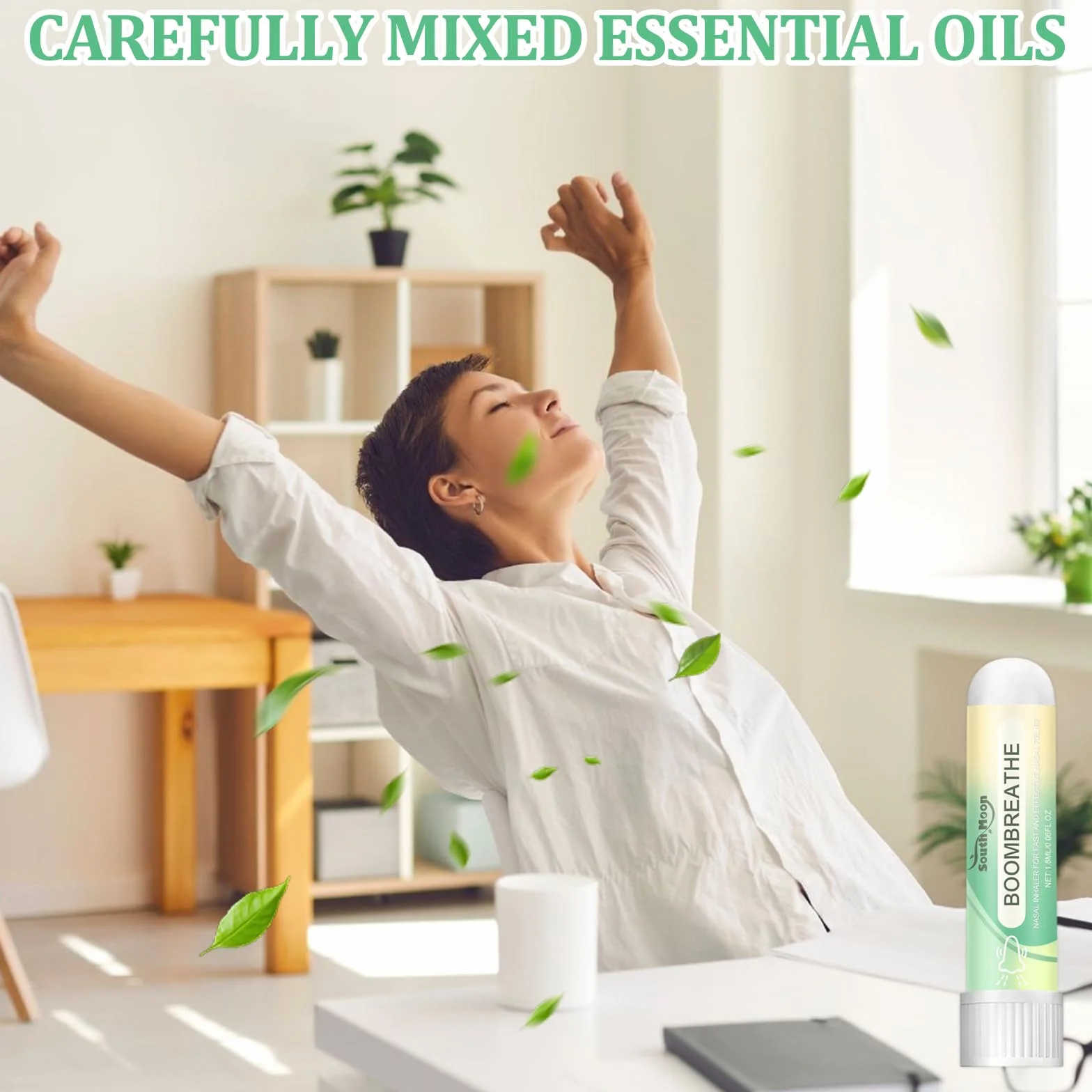 3 Pezzi Inalatore Thailandese Con Sensazione Di Freschezza Piccolo E Portatile Nasal Stick Perfetti per Lavoro, Studio O Viaggi