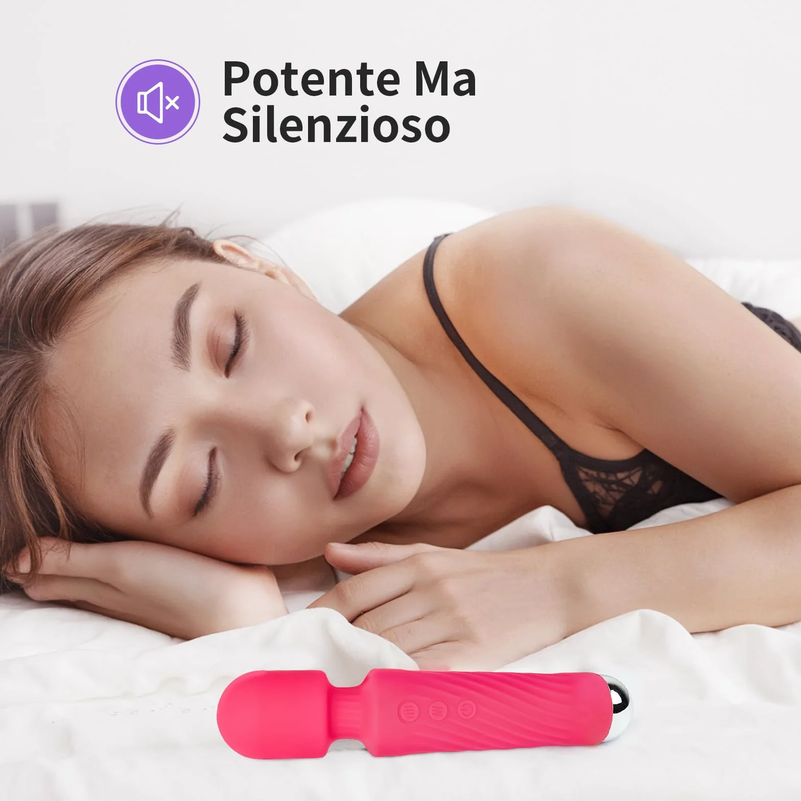PRYNTICIAI Vibratore Clitoride Femminile 8 Velocità 20 Modalità Sex Toys Rosa
