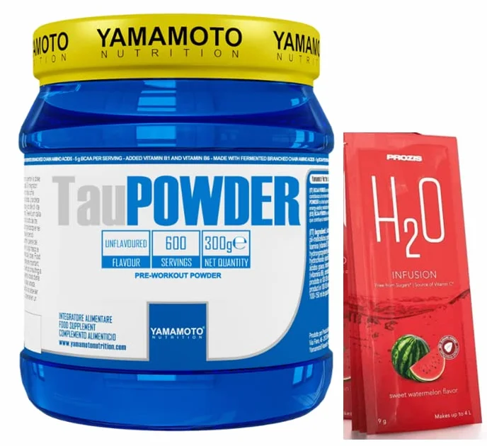Yamamoto Tau Powder 300 gr + H2O Prozis Omaggio - Taurina polvere gusto natural