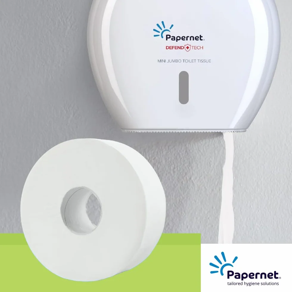 Papernet Simplify Carta Igienica Maxi Jumbo 6 Rotoli 300m 2 Veli 7.830 Servizi 8,6x23cm Goffratura Micro Bianca