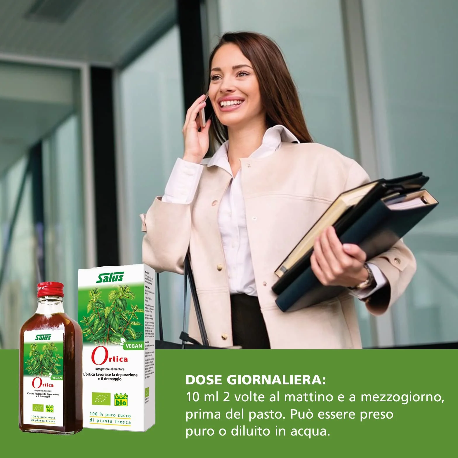 Salus Integratore Naturale Succo Pianta Fresca Ortica Salute Articolare 200 ml