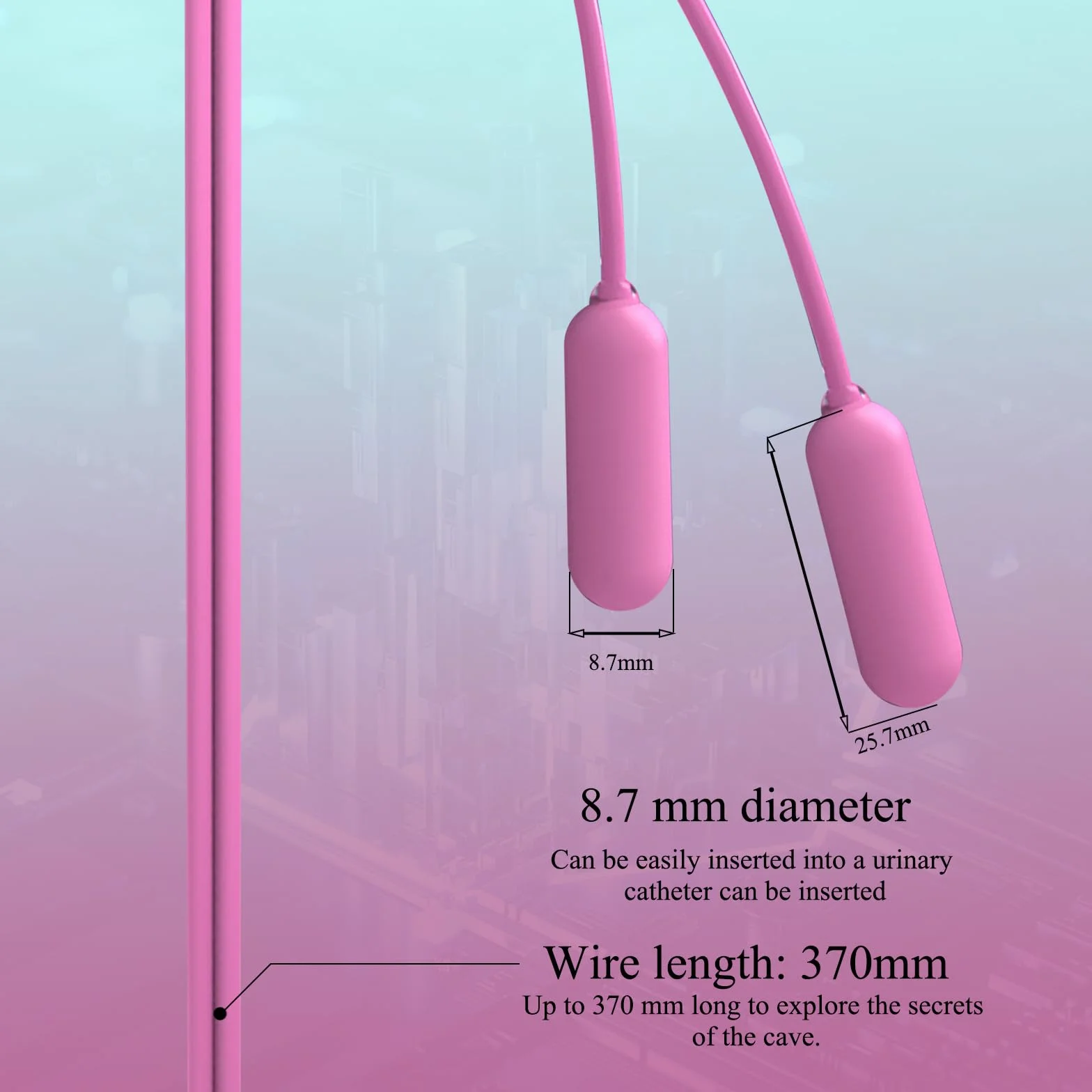 BDSMYEE Dilatatore Uretrale Pene con 7 Modalità di Vibrazione, Sonda Uretrale Vibratore Giocattoli Sessuali per Uomini