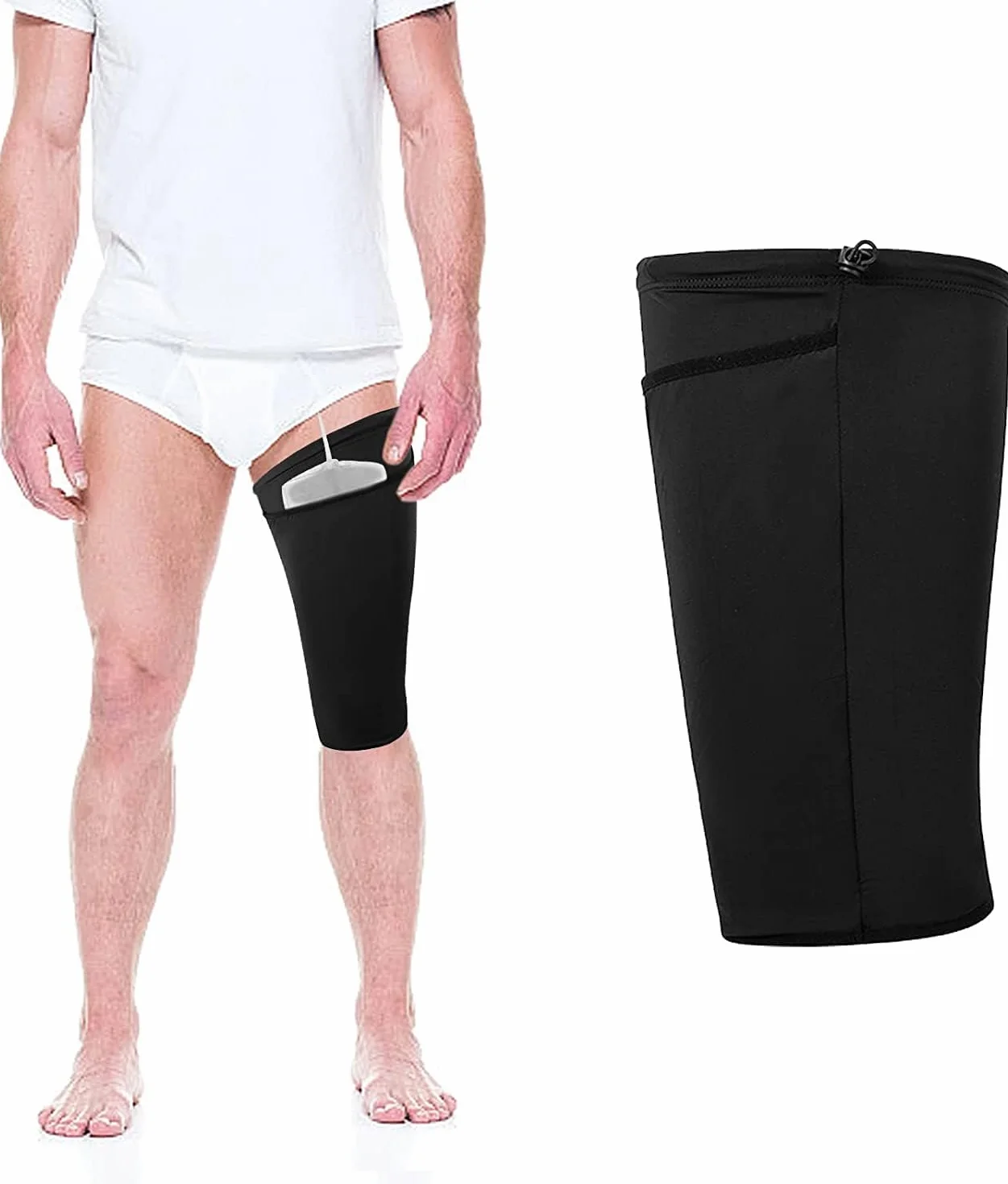 Sacchetto per catetere per gambe, tasca per sacchetto catetere, copertura per supporto sacchetto urina, manica per catetere, fodero per sacchetto catetere, fodero Foley per sacchetto urina per