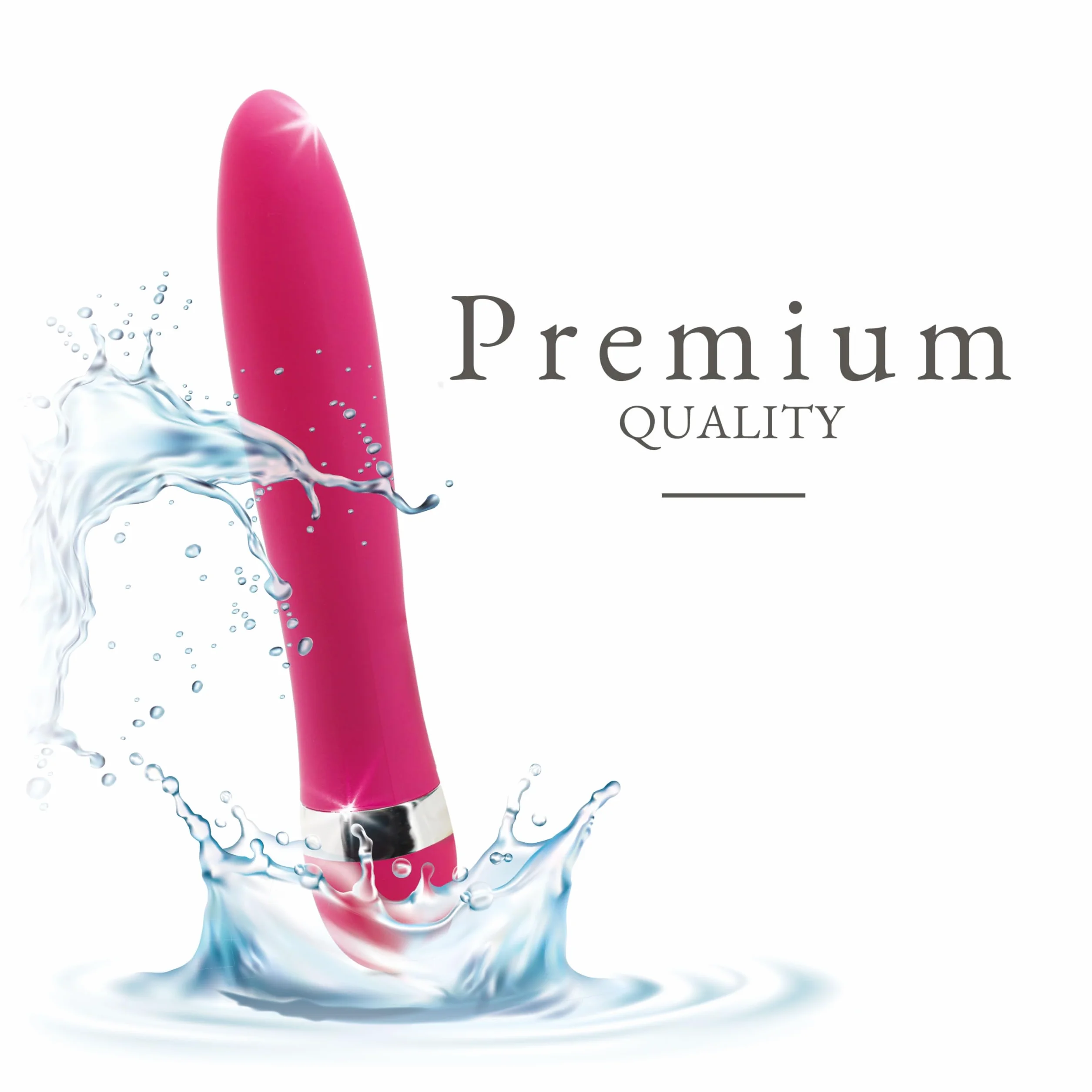 Vibratori classici Vibrazione per donna 19 cm/3 cm Sex toys multivelocità per coppia e singolo vibratore rosa Vibratore classico vibratore silenzioso donna FOPS W108
