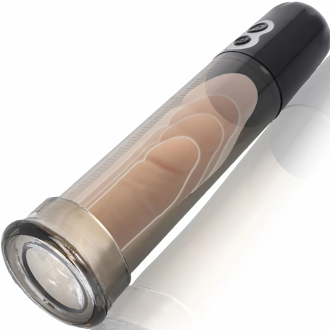 Pompa per pene elettrica 31cm per ingrandimento del pene ed erezione Pompa elettrica per pene sex toy per uomini con livelli di aspirazione estremi Pompa per pene giocattolo sessuale FOPS P02-5