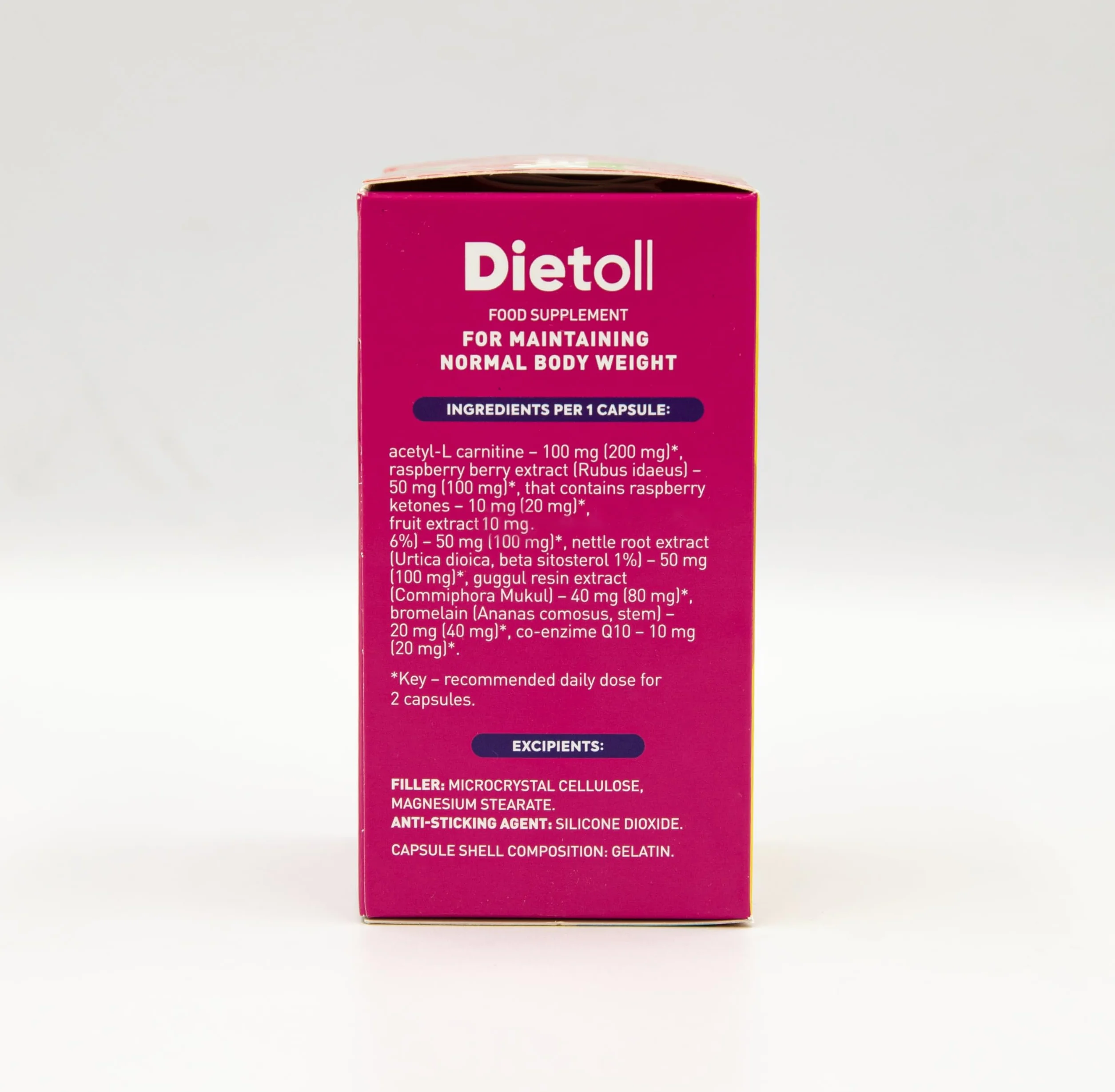 Dietoll - Integratore Dietetico per Dieta Chetogenica, 20 Capsule con Coenzima Q10
