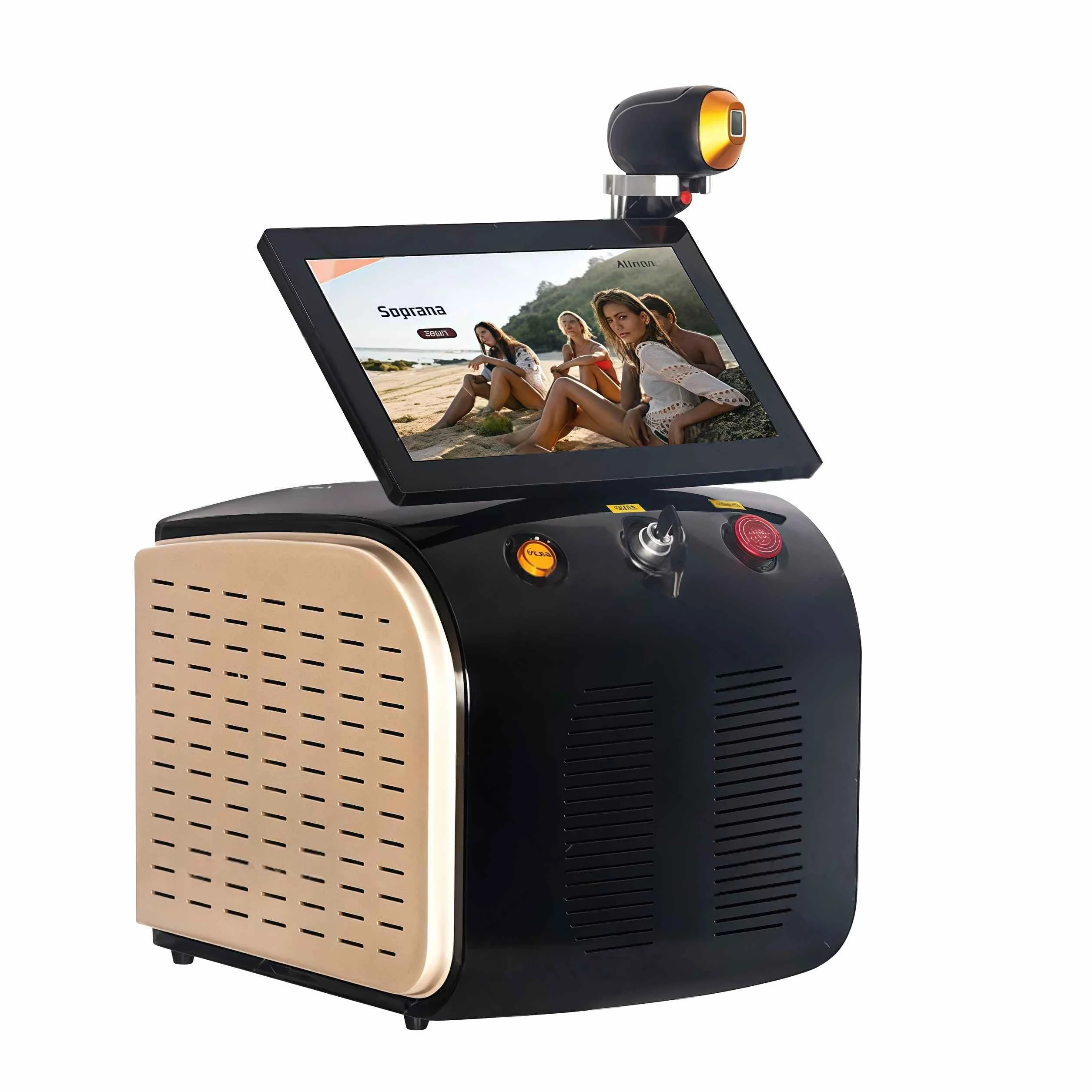 Nuovo Laser a Diodo 808 nm con Manico di Ghiaccio, Dispositivo per Epilazione Indolore, Multifunzione per Centri Estetici, Apparecchiature Professionali per la Casa