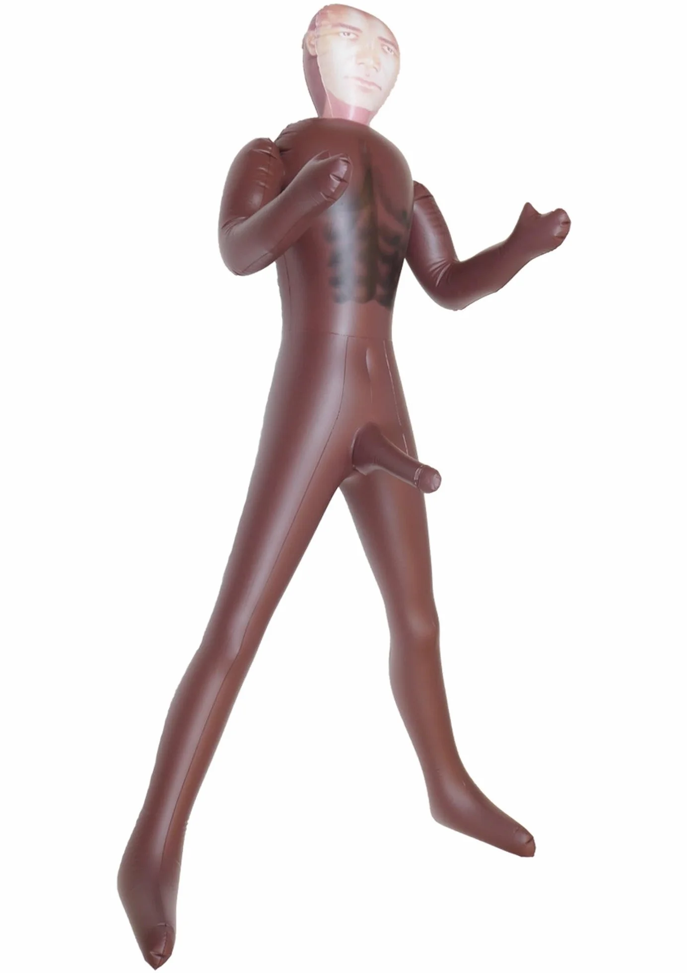 AMERICA FOOTBALLER BAMBOLO GONFIABILE MASCHIO NERO SPORTIVO