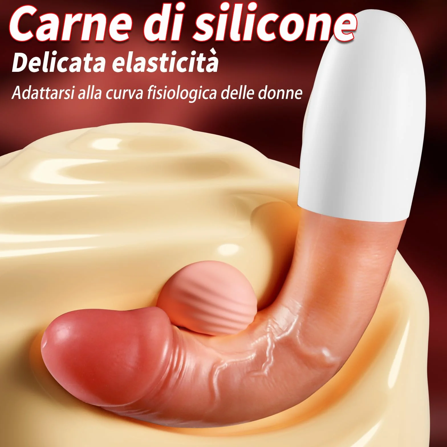 vibratoreper donna realistico dildo vibratore con 10 modalità di vibrazione. sexytoysys donna sessuale adatto alla stimolazione vaginale, anale, clitoridea, dei capezzoli e del pene