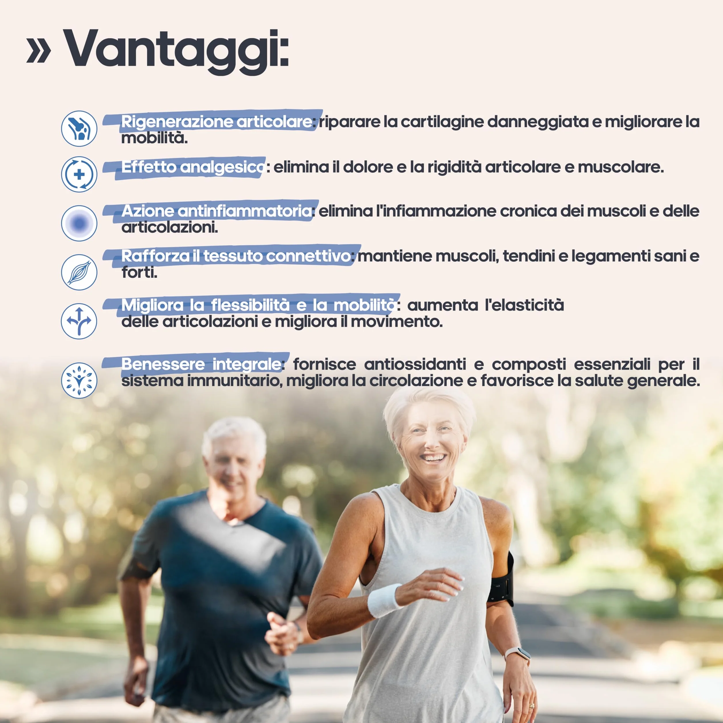 Farma Fusion Artic Complex | Curcuma, Glucosamina, Condroitina e Collagene | Elimina il dolore di muscoli, articolazioni e Ossa | Antinfiammatorio con azione analgesica | Ripara le Articolazioni 90u
