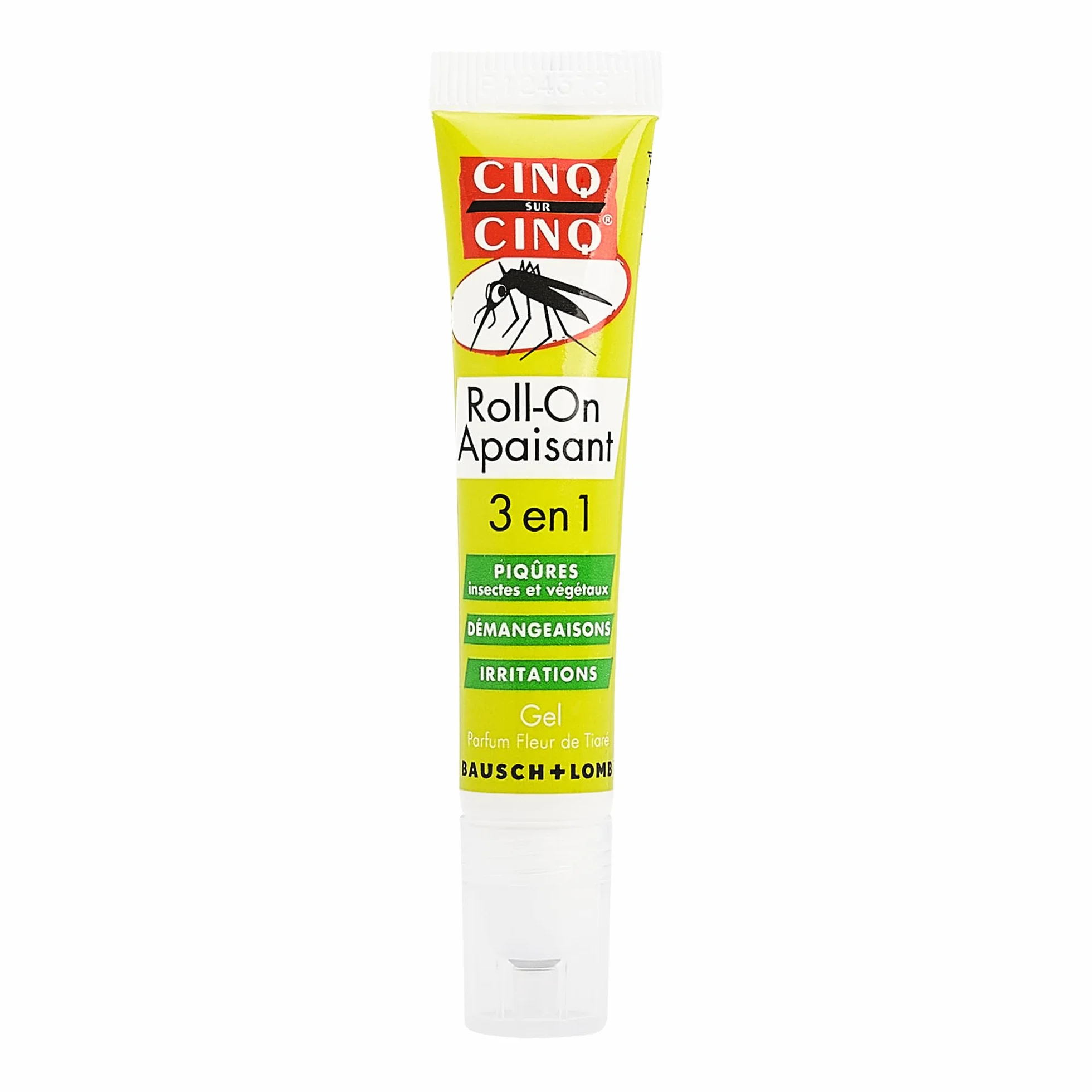 Cinq su Cinq Roll-on emolliente 3 in 1, confezione da 2 x 7 ml