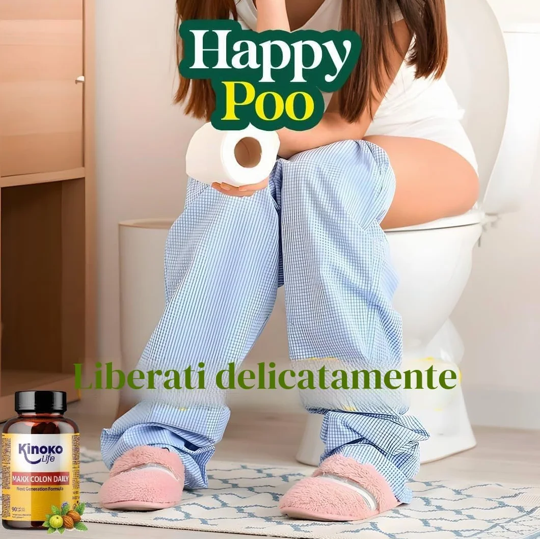 MaXX COLON DAILY – Lassativo Naturale e Sollievo dalla Stitichezza | Triphala + Psyllium (Fibre Prebiotiche) | Regolarità, Transito Intestinale e Riduzione dei Gas (90 Capsule)
