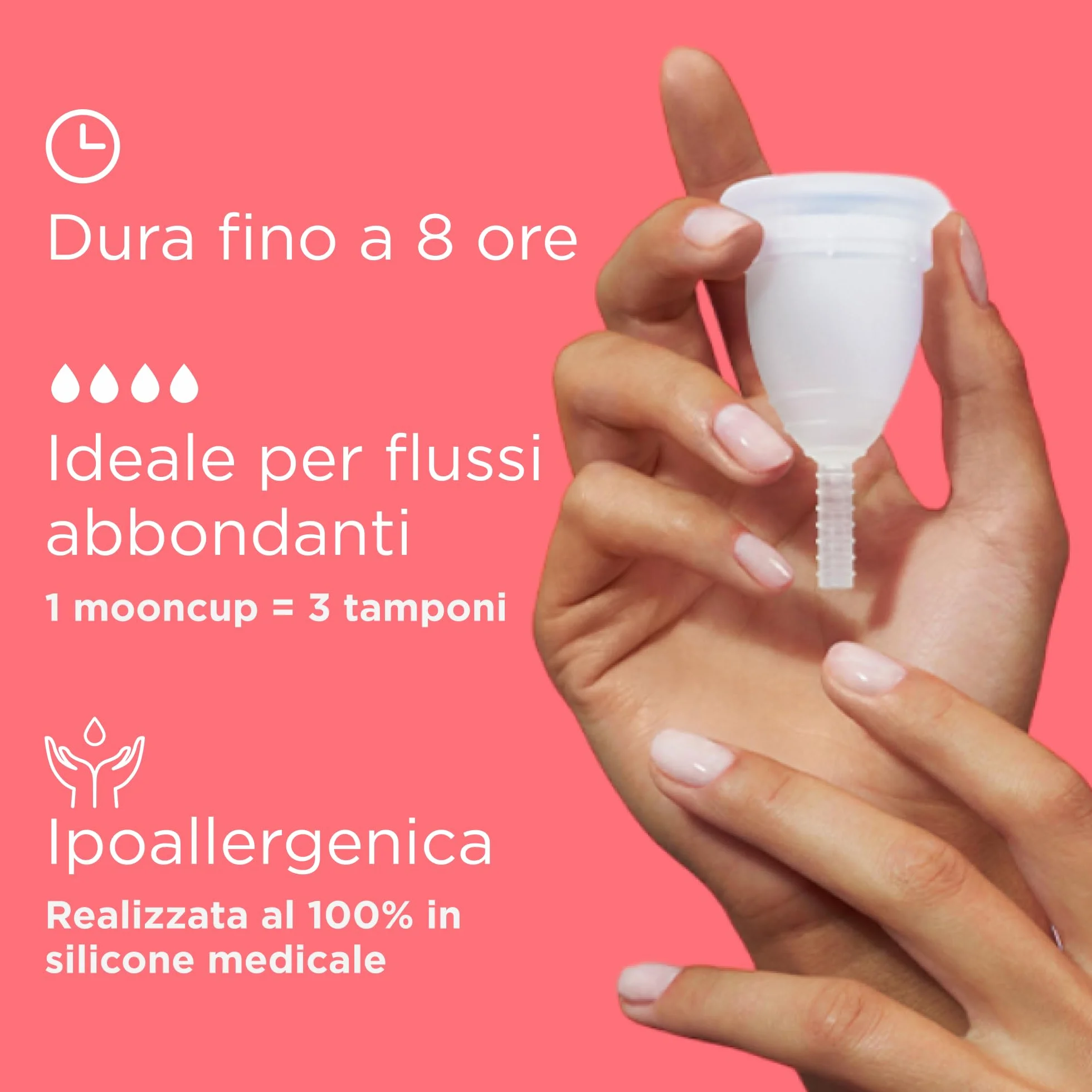 MOONCUP - Coppetta mestruale ecologica - Taglia A