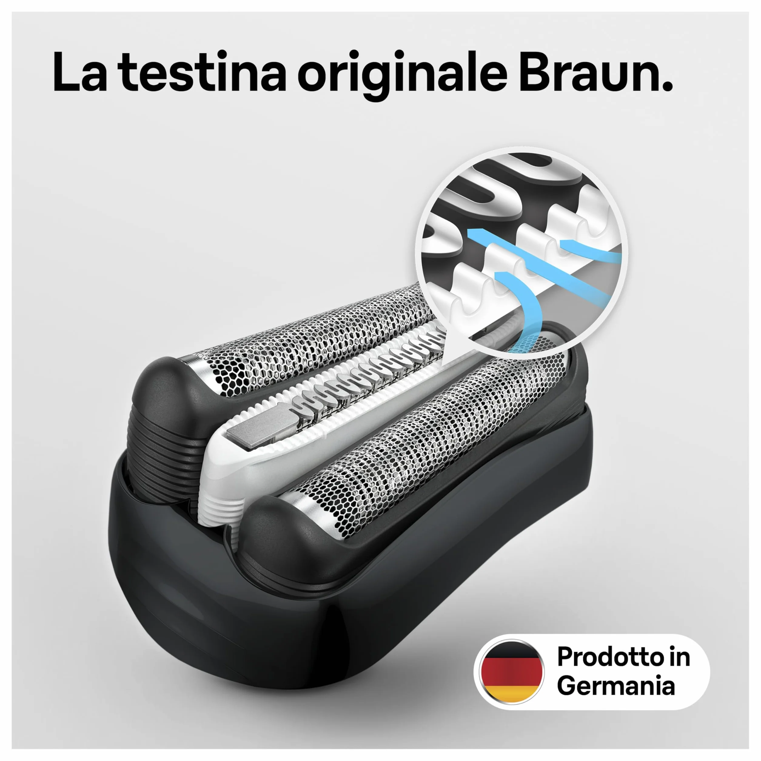 Braun Serie 3 Testina ORIGINALE Per Rasoio Elettrico Barba, Compatibile 32B ProSkin