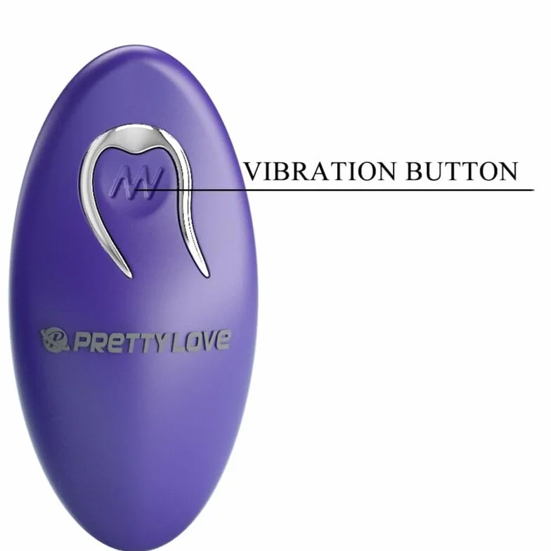 Pretty Love Darlene-Youth Vibratore a forma di uovo con telecomando Viola Ø 2,8 x 8,5 cm