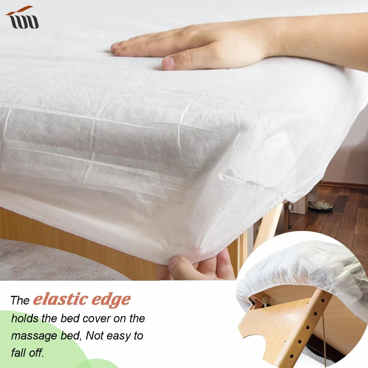 Copri lettino da massaggio Monouso 30PCS con Foro 110 x 215cm per Estetica
