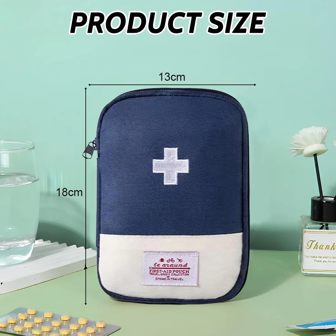JEYORZY Mini Borsa Di Pronto Soccorso, Kit Pronto Soccorso Portatile, Blu