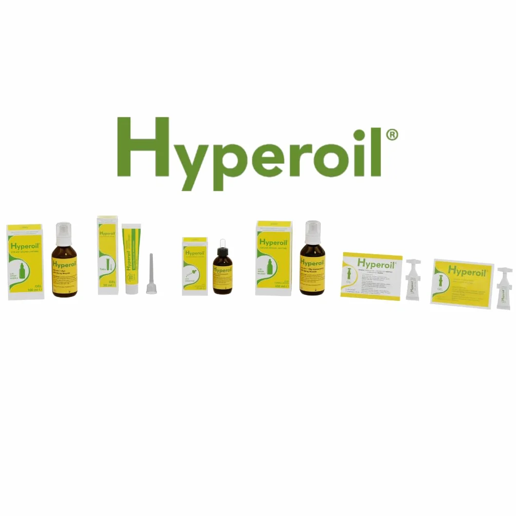 Hyperoil Olio Spray per Lesioni e Alterazioni Cutanee - Piaghe da decubito - Ustioni - Ferite - Dispositivo medico - 100 ml