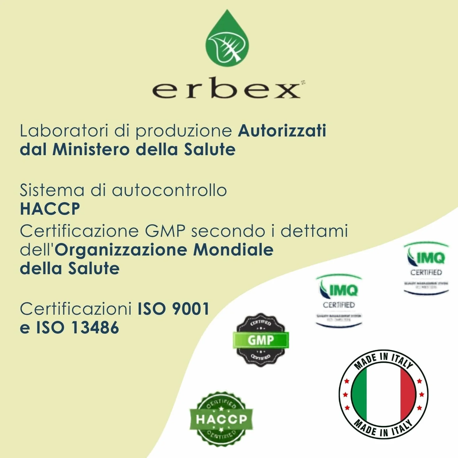 ERBEX Centella Asiatica 100 Capsule Doppia Formula Totum + Estratto Titolato Integratore Drenante Naturale