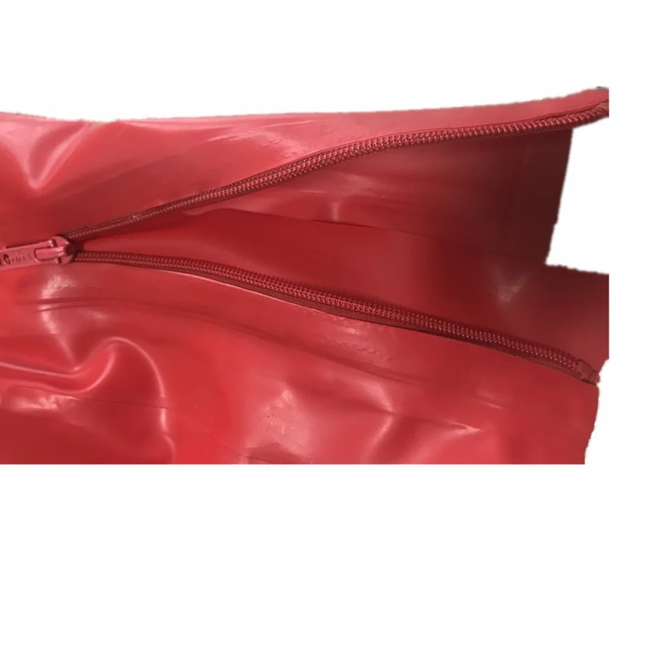 Latex Mask SM Fetish Full Red Bondage Role Play Mask