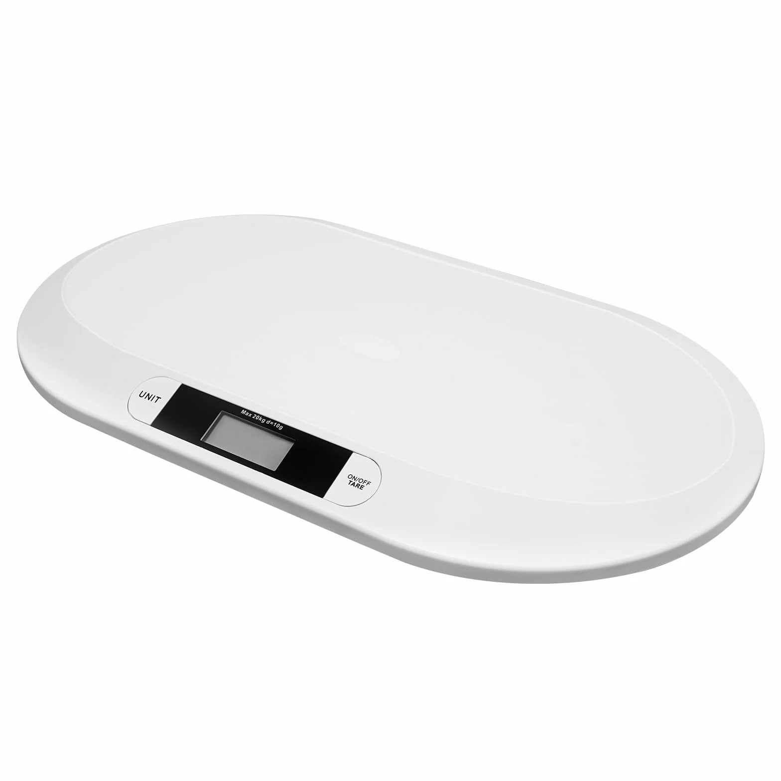 Bilancia digitale per neonati 20 kg display LCD funzione tara 3 unità