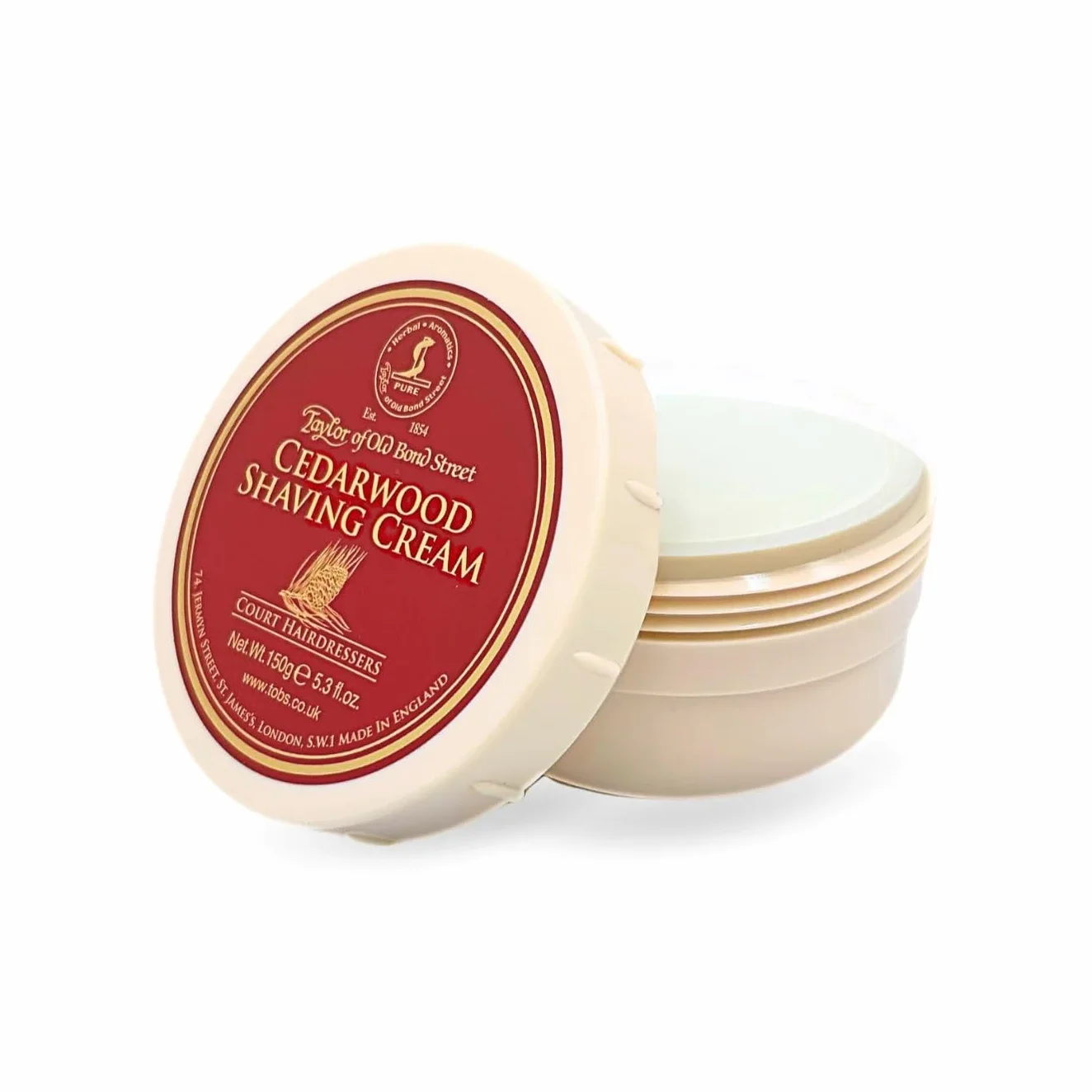 Taylor of Old Bond Street Crema da Rasatura Fragranza Legno di Cedro 1 pz