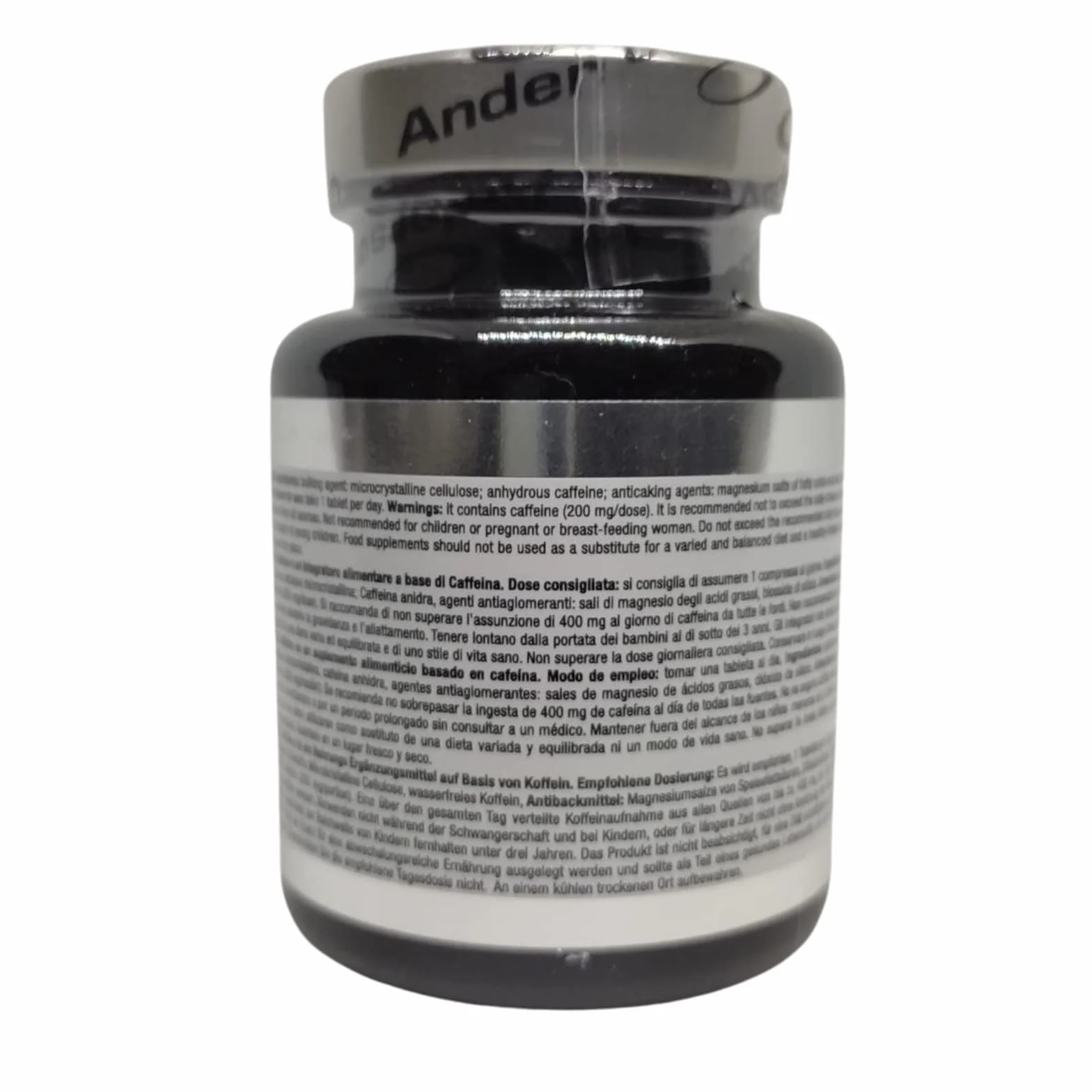 Anderson Integratore Alimentare Caffeine Caffeina 100 Compresse