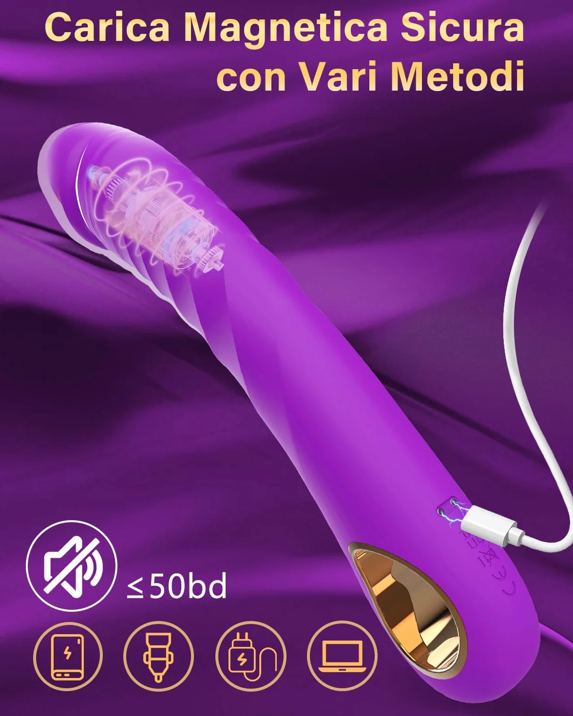 Vibratoreper Donna Professionale Vibratore con 10 Modalità Dildo Realistico Sexytoysys Coppia Vibratoriper Donna Sex Toys Sessuali per Donna Stimolatore Succhia Clitoride Femminile