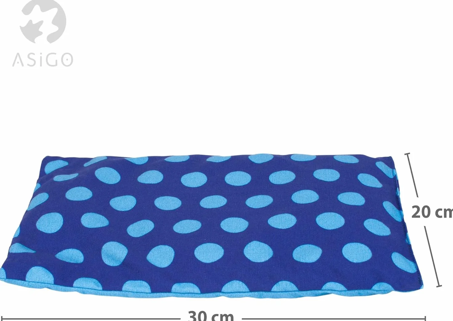 Cuscino Noccioli di Ciliegia ca. 20x30cm | Cuscini per Cervicale | Per Dolori Muscolari, alla Schiena e alla Cervicale | Cuscino Termico Microonde o Forno | Fatto a Mano - Made in Germany