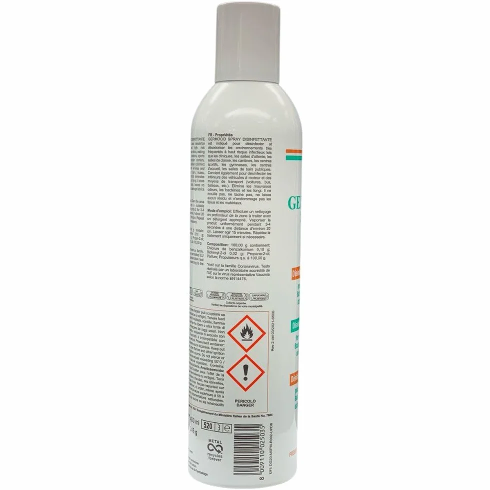 Disinfettante Multifunzione 400ml (3 Unità) per Oggetti e Superfici